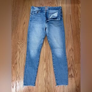 Mother denim - high waisted looker ankle fray size 29 EUC